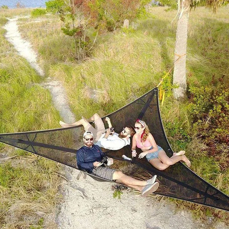 Multi-Person Camping Hammock with 3-Point Anchor System