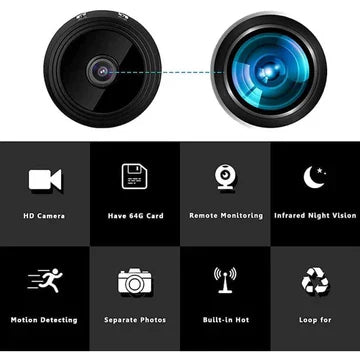 Mini Wireless 1080p Security Camera with Night Vision