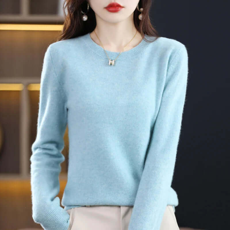 Women's Soft Knitted Jumper - Lightweight & Warm