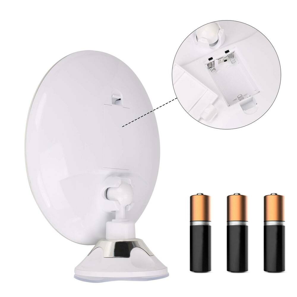 10x LED Magnifying Makeup Mirror - 360 Rotation