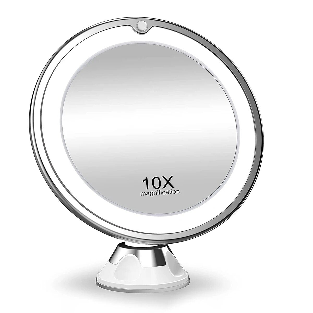 10x LED Magnifying Makeup Mirror - 360 Rotation