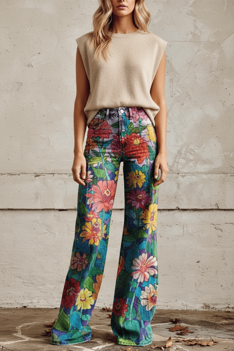 Breathable Baggy Denim Jeans - Relaxed Summer Fit