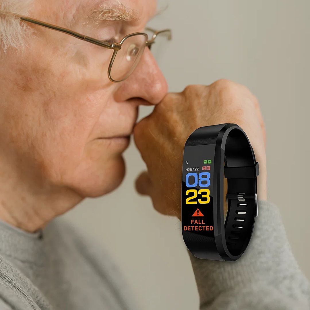 Senior Safety Smartwatch – Fall Detection Support, Health Tracking & GPS