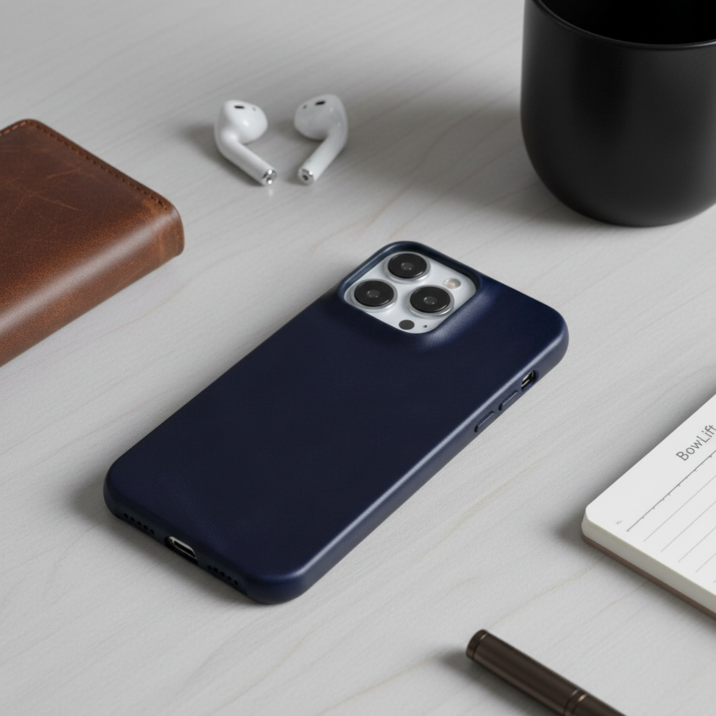 Oil Wax Genuine Leather iPhone Case (13–16, MagSafe Compatible)