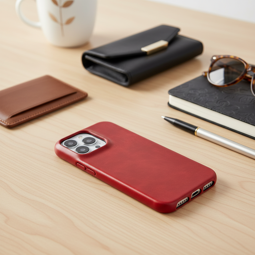 Oil Wax Genuine Leather iPhone Case (13–16, MagSafe Compatible)