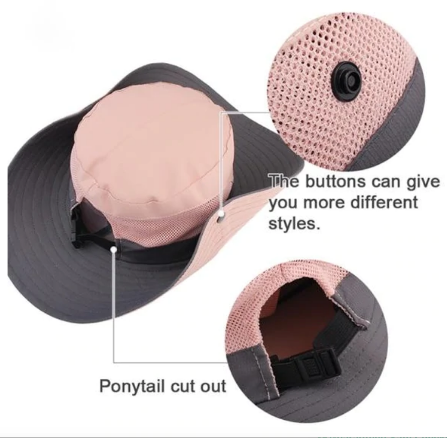 Foldable Sun Hat with UV Protection – Adjustable & Breathable