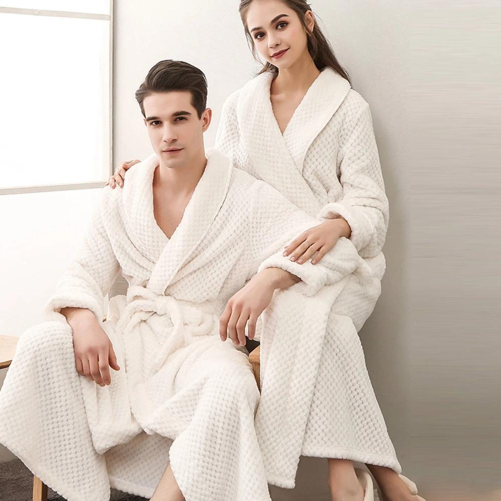 Dreamy Fleece Bathrobe - Cosy Unisex Winter Robe