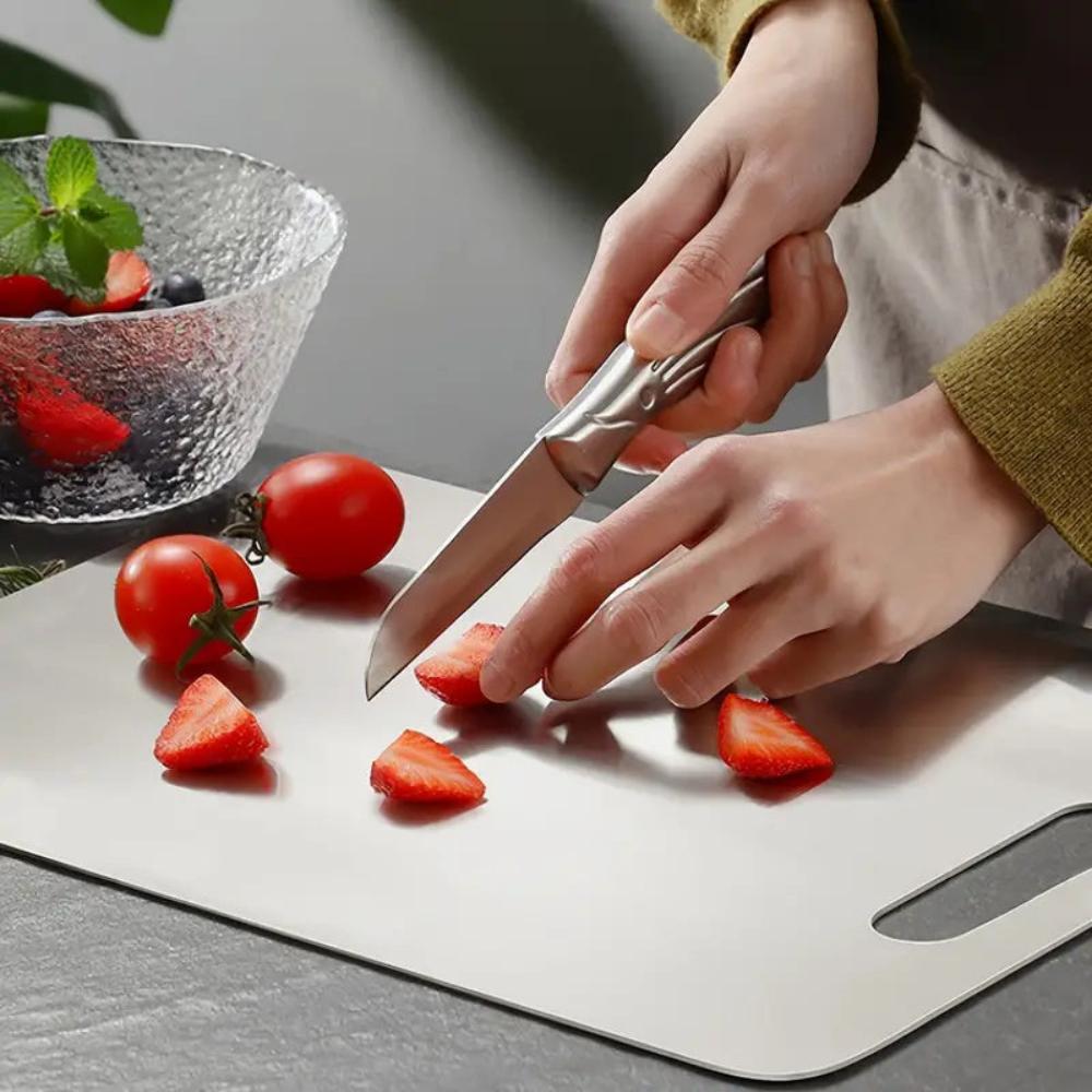 Premium Stainless Steel Cutting Board - Hygienic Kitchen Board