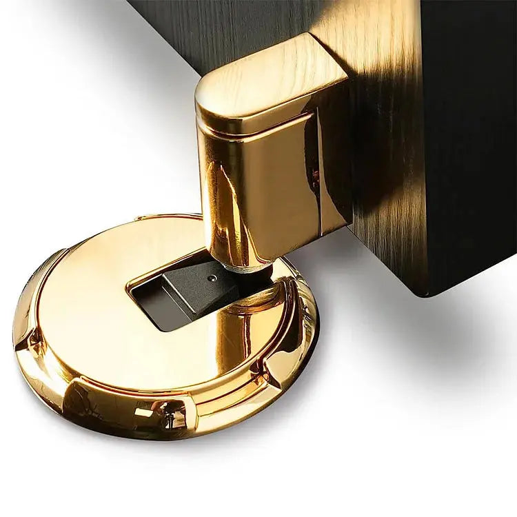 Floor Door Stopper with Press-to-Lock Design