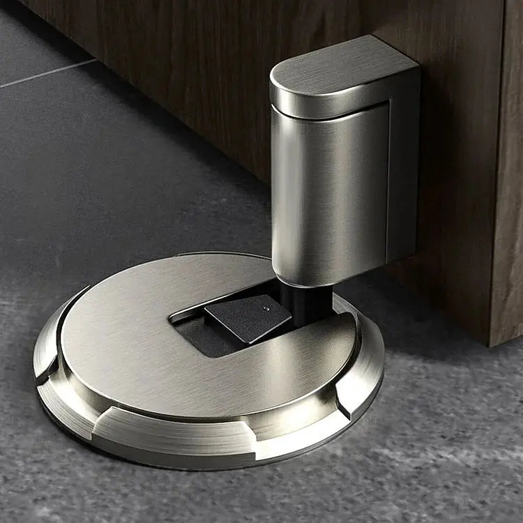 Floor Door Stopper with Press-to-Lock Design