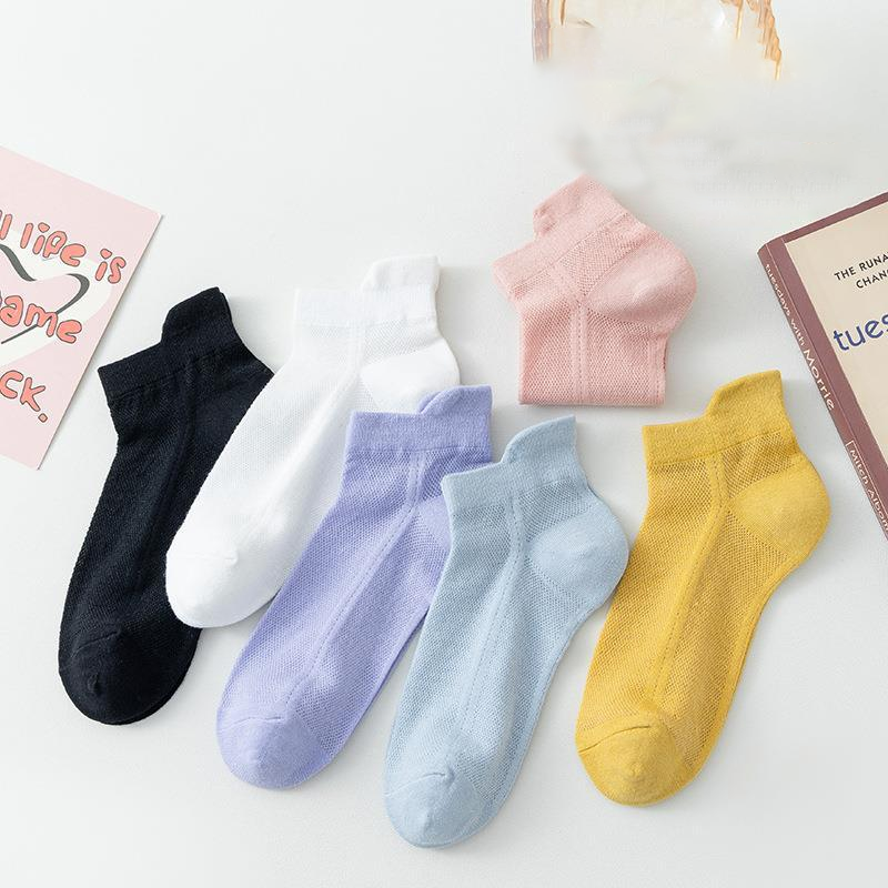 Ultra-Thin No-Show Socks with Non-Slip Silicone Grip