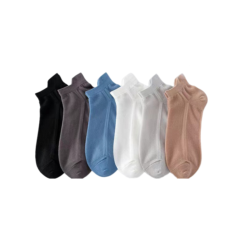 Ultra-Thin No-Show Socks with Non-Slip Silicone Grip