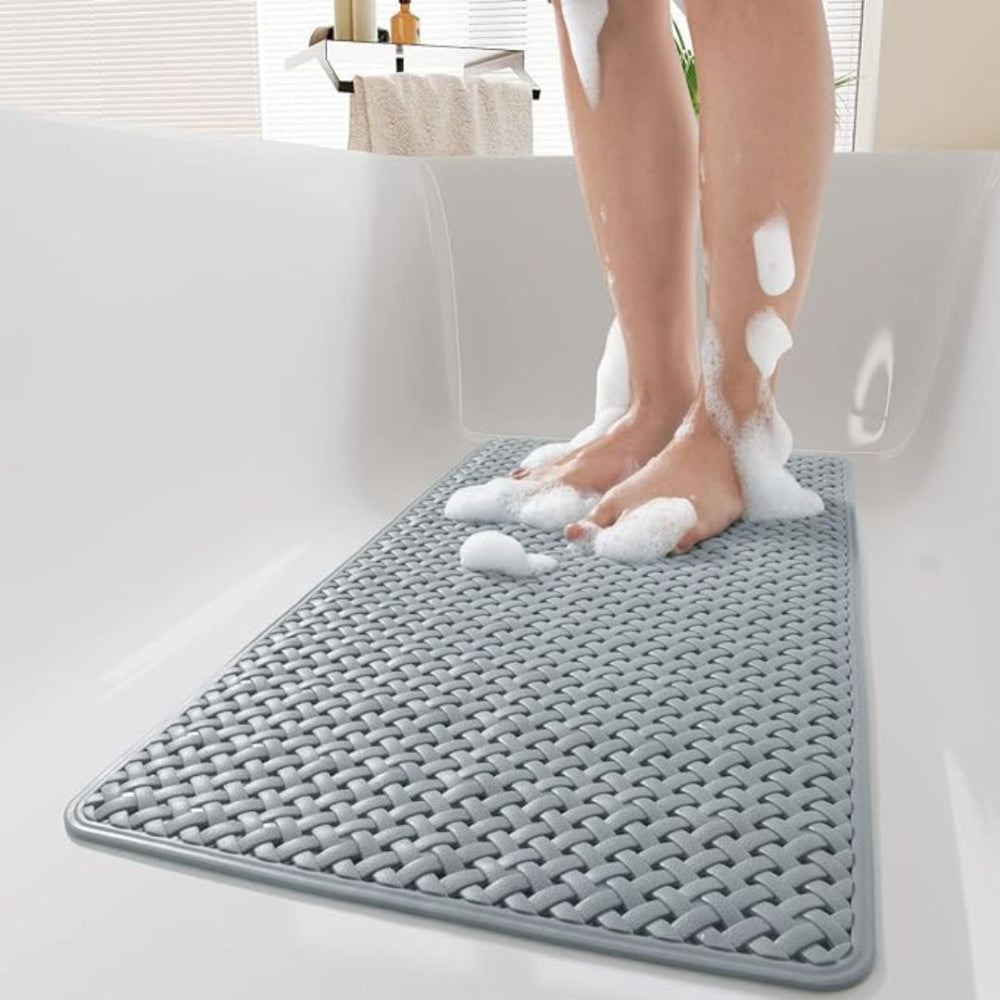 GripMaster Non-Slip Bathtub Mat with Suction Cups