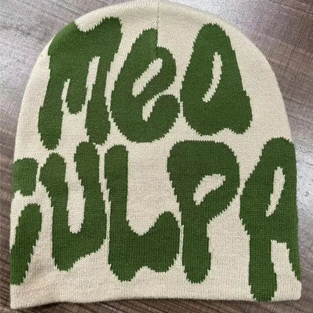 Y2K-Style Knit Beanie for Men and Women