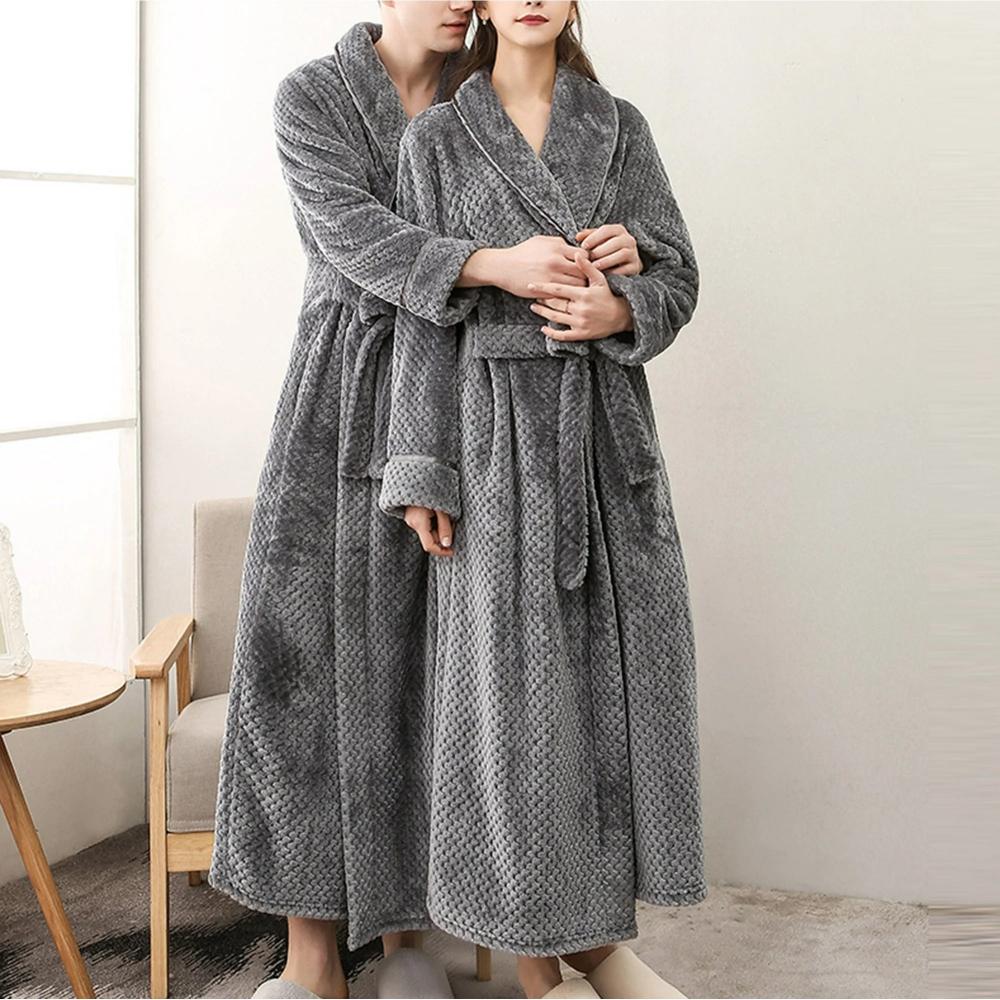 Dreamy Fleece Bathrobe - Cosy Unisex Winter Robe