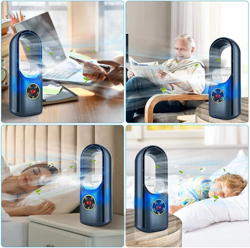 Bladeless Portable Air Conditioner and Humidifier