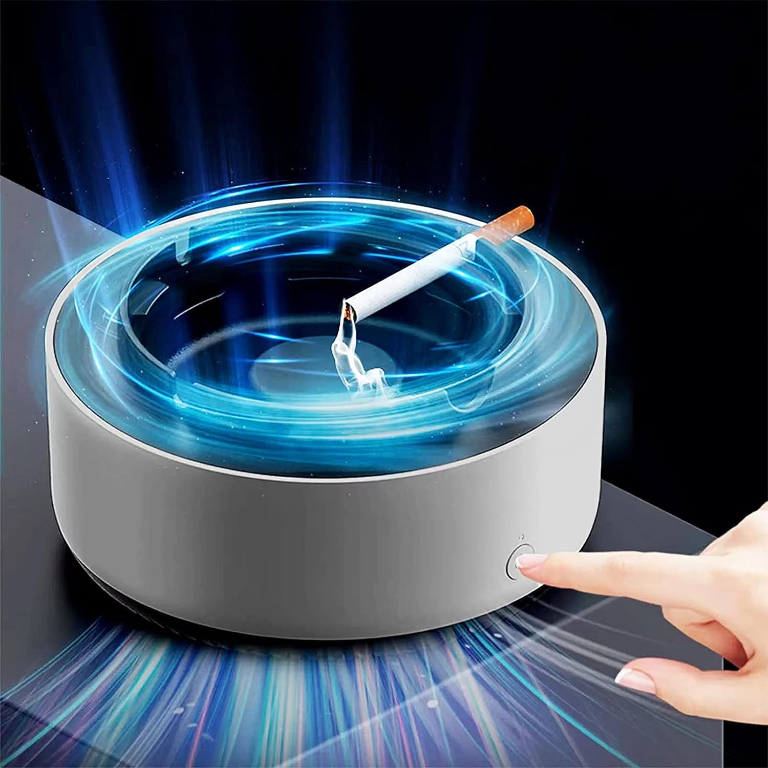 Smart Air Purifier Ashtray - Multi-Layer Smoke Filtration