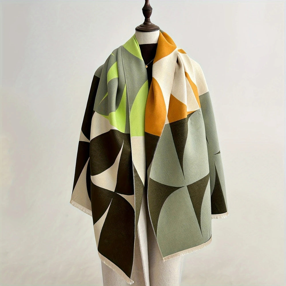 Veilura Reversible Poncho Scarf