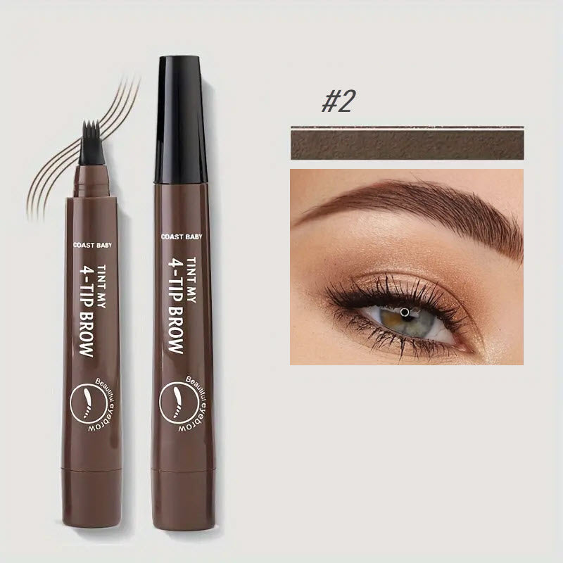 Microblading Brow Pen - Precision 4-Tip Applicator