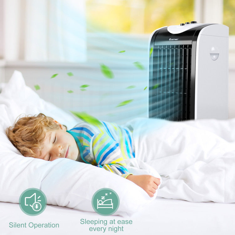 3-in-1 Portable Evaporative Air Cooler with Humidifier