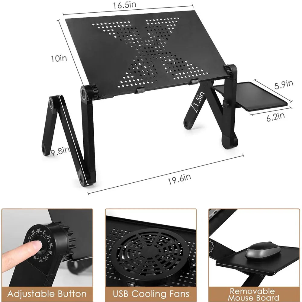360° Adjustable Ergonomic Laptop Stand for Productivity