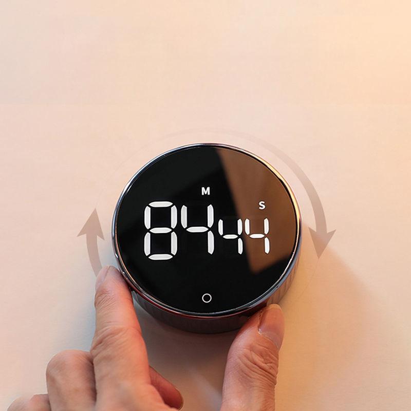 Magnetic Rotary Kitchen Timer with HD Digital Display