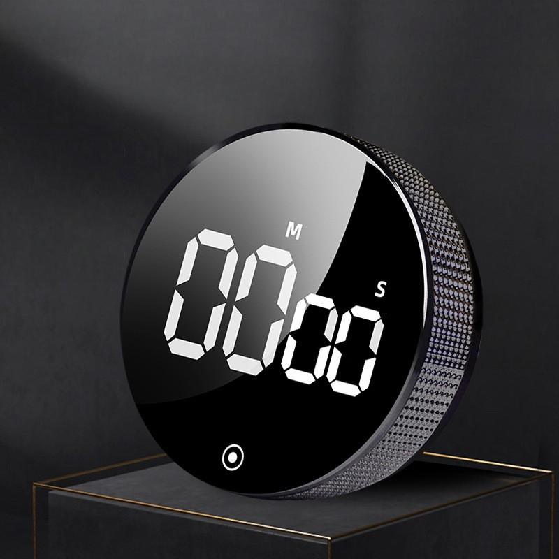 Magnetic Rotary Kitchen Timer with HD Digital Display