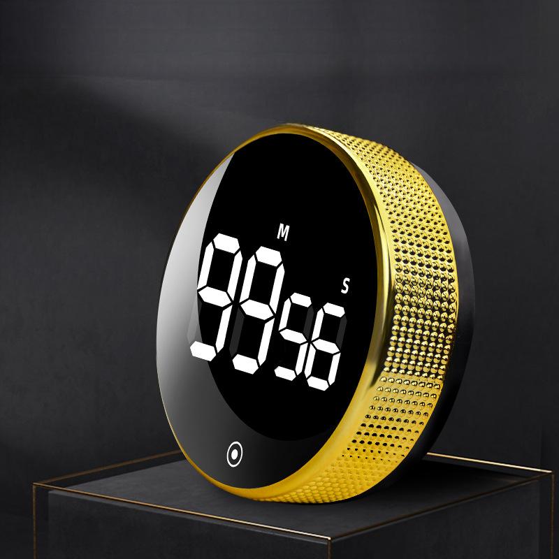 Magnetic Rotary Kitchen Timer with HD Digital Display