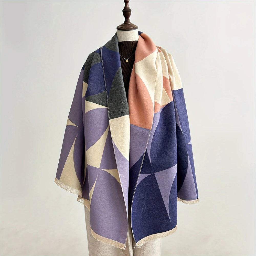 Veilura Reversible Poncho Scarf