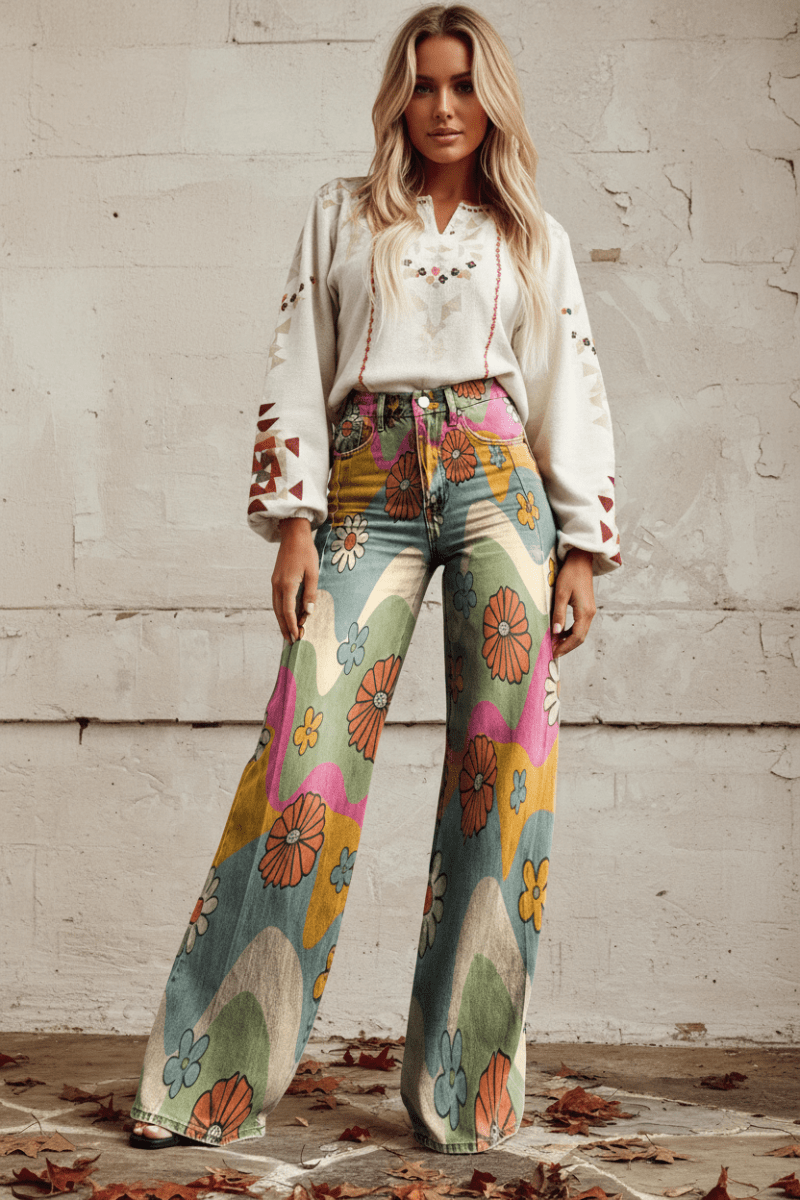 Breathable Baggy Denim Jeans - Relaxed Summer Fit