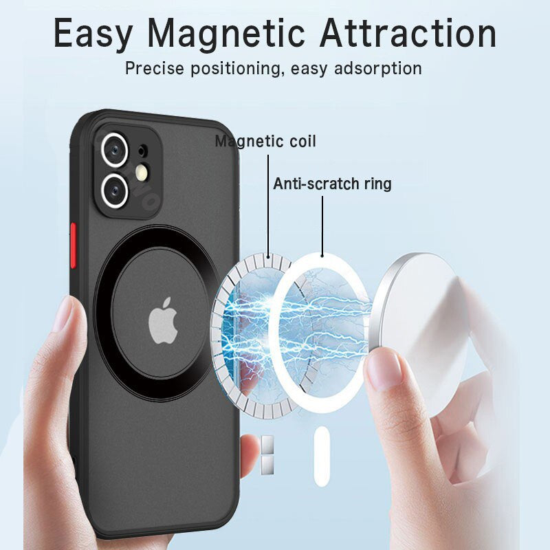 MagSafe Compatible Shockproof iPhone Case