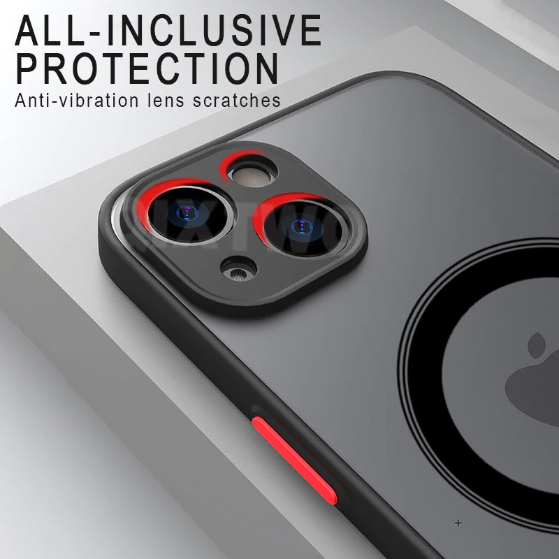 MagSafe Compatible Shockproof iPhone Case