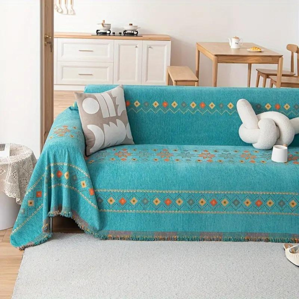 Boho Couch Cover - Non-Slip Universal Sofa Slipcover