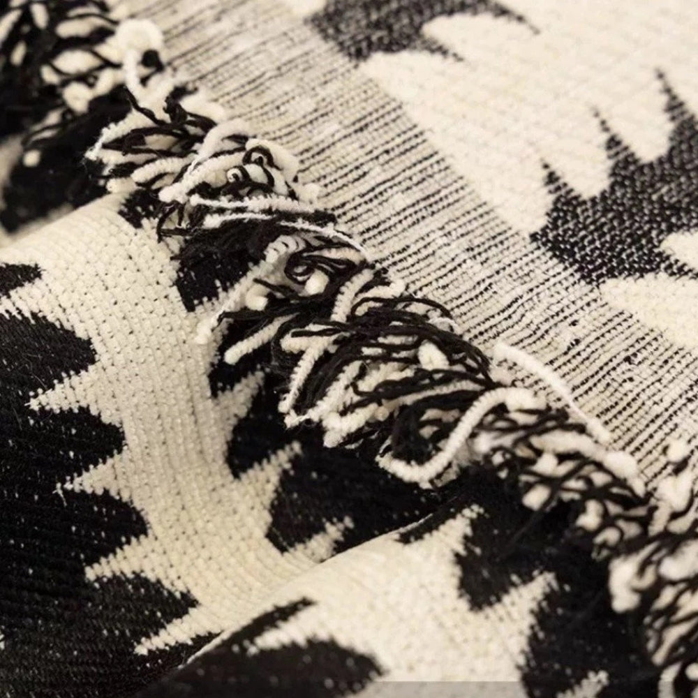 Plush Tufted Couch Cover, Vintage-Style Sofa Throw