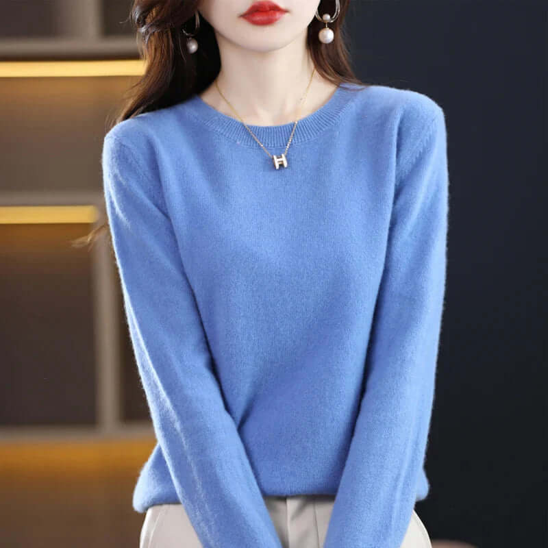 Women's Soft Knitted Jumper - Lightweight & Warm