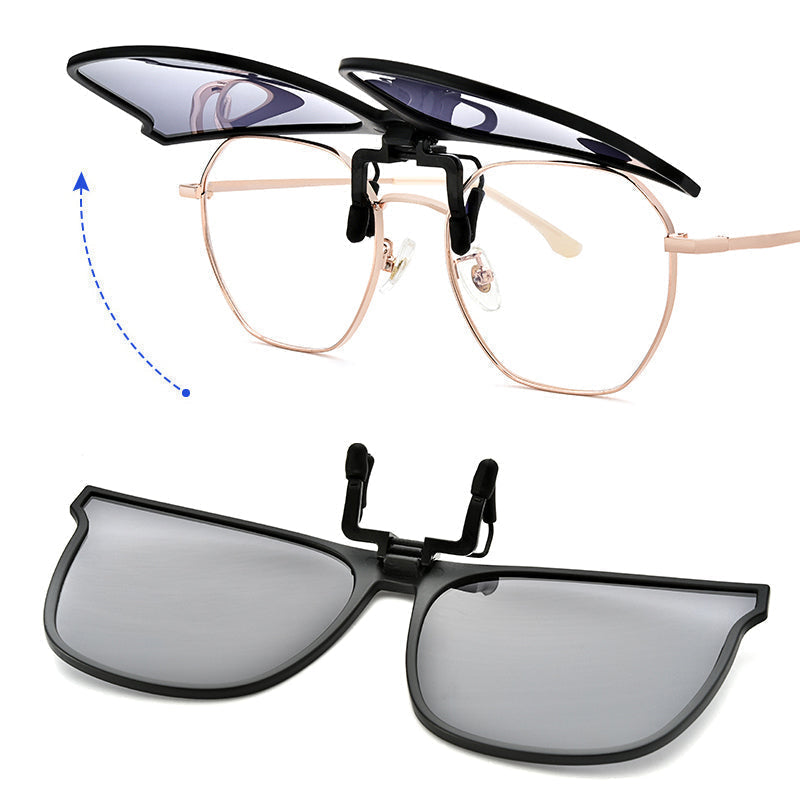 Polarized Clip-On Folding Sunglasses