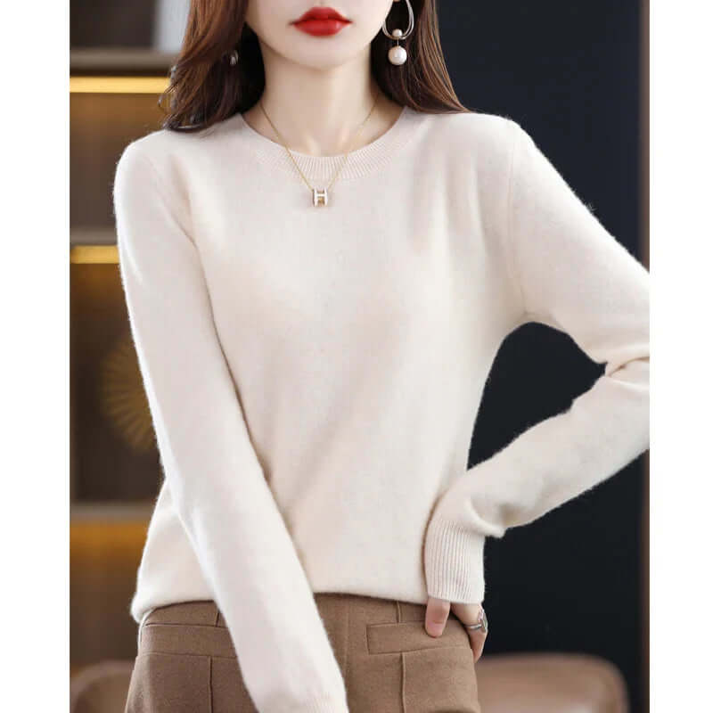 Women's Soft Knitted Jumper - Lightweight & Warm