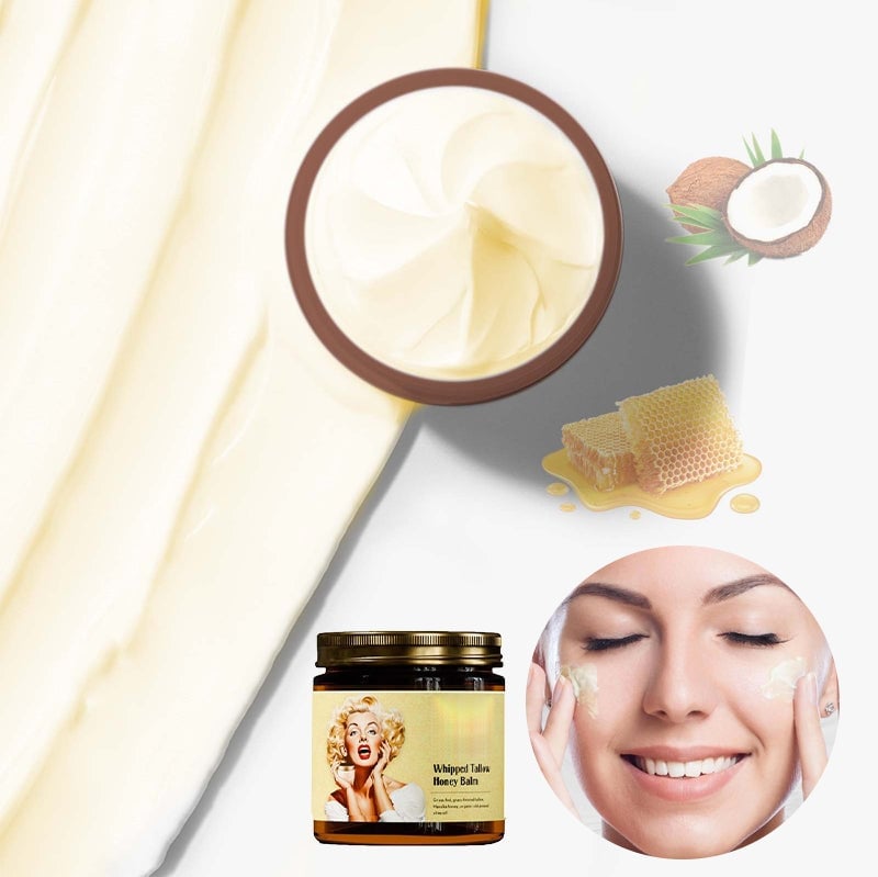 Beef Tallow and Manuka Honey Balm, Natural Skin Balm