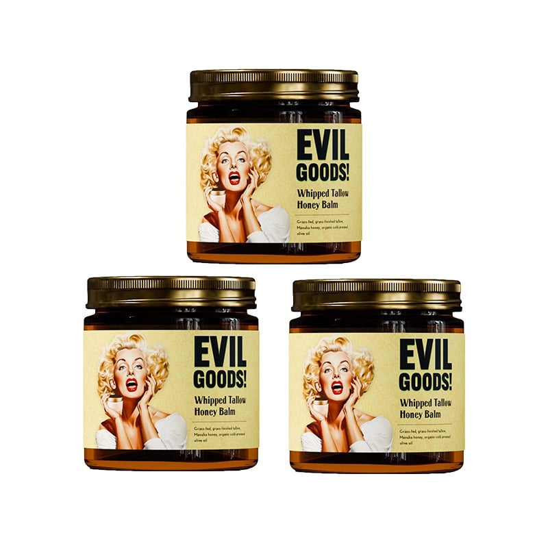 Beef Tallow and Manuka Honey Balm, Natural Skin Balm