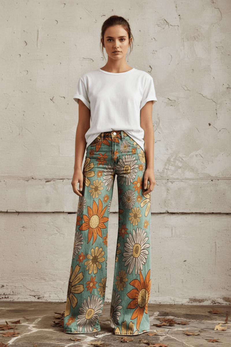 Breathable Baggy Denim Jeans - Relaxed Summer Fit