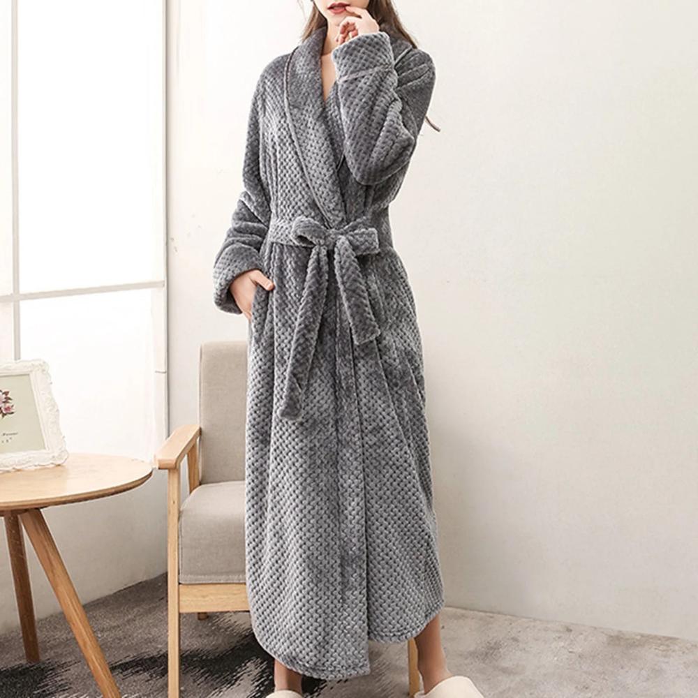 Dreamy Fleece Bathrobe - Cosy Unisex Winter Robe