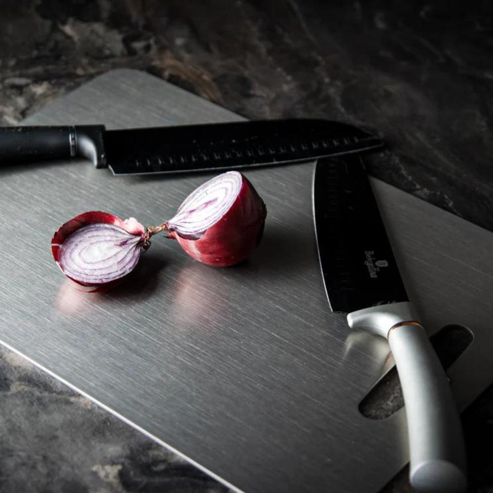 Premium Stainless Steel Cutting Board - Hygienic Kitchen Board