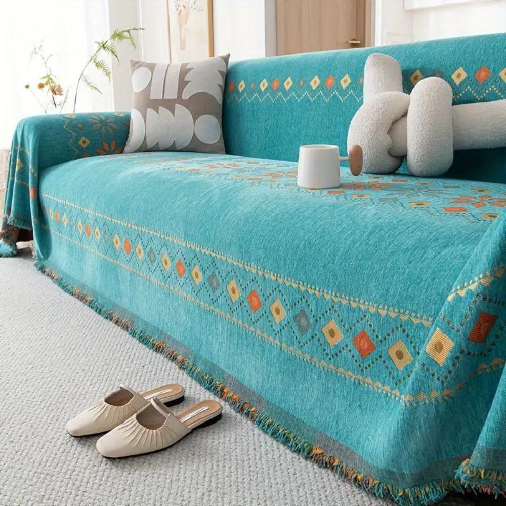 Boho Couch Cover - Non-Slip Universal Sofa Slipcover