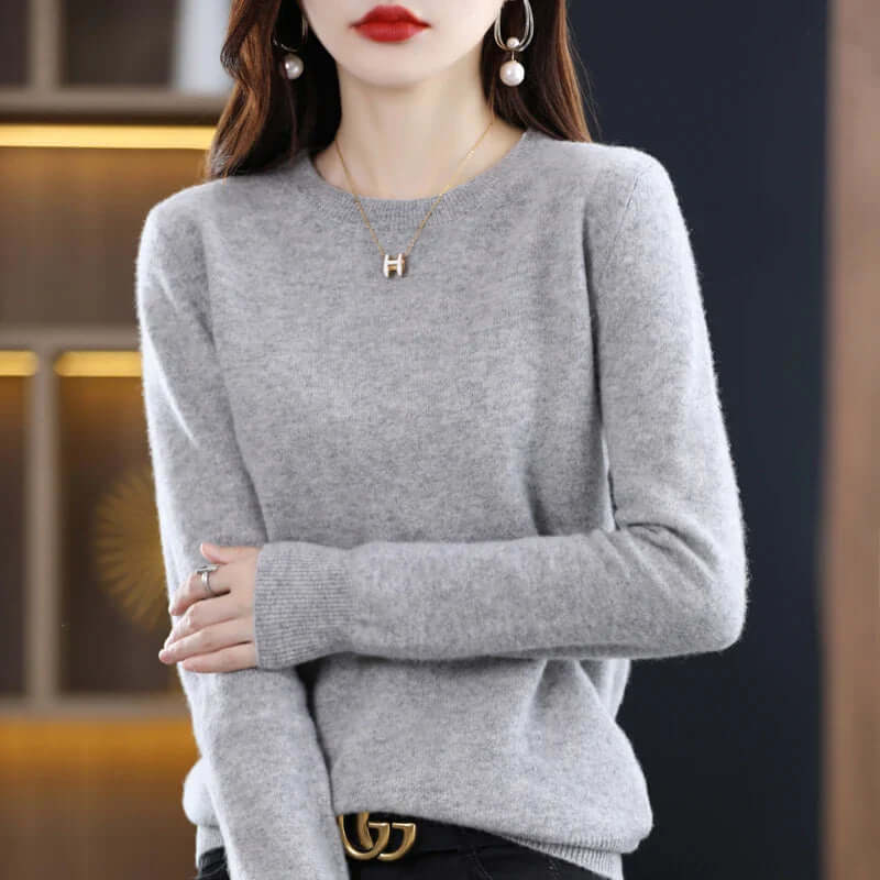 Women's Soft Knitted Jumper - Lightweight & Warm