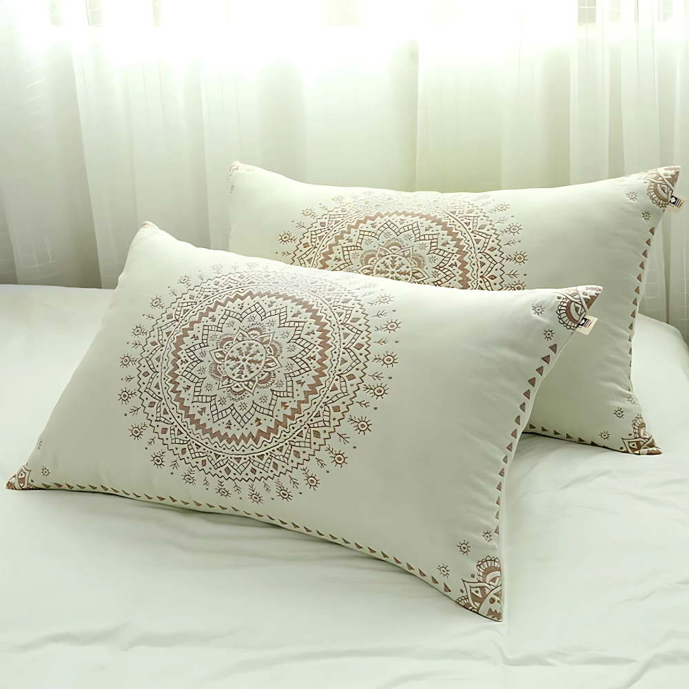 Mandala Soft Cotton Gauze Pillowcases - 2pcs