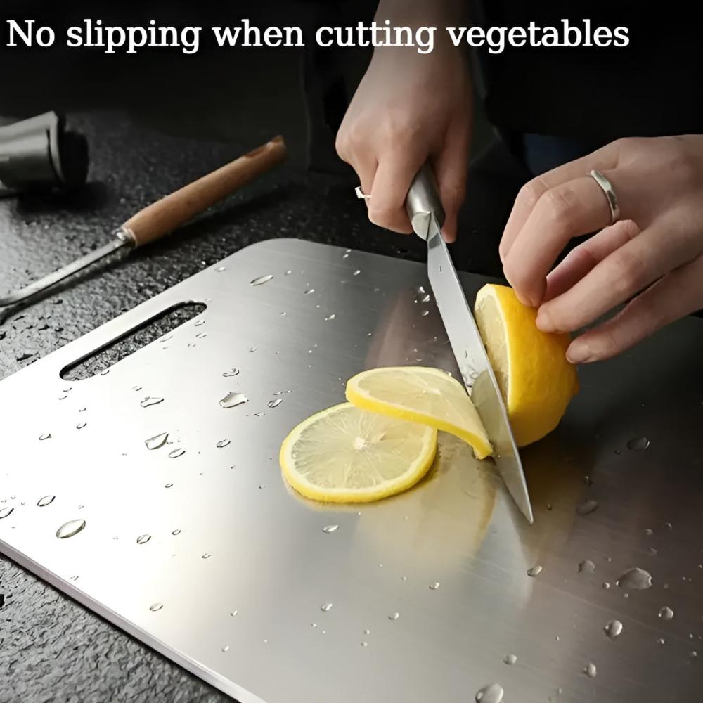 Premium Stainless Steel Cutting Board - Hygienic Kitchen Board
