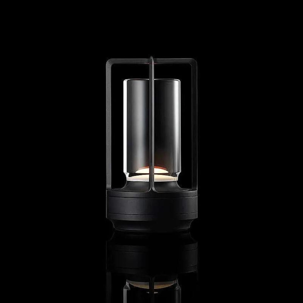 Nordic Crystal Table Lantern - Cordless Rechargeable LED Lamp