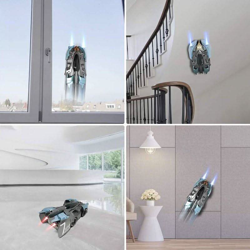 RC Stunt Car with Wall Climbing & LED Lights