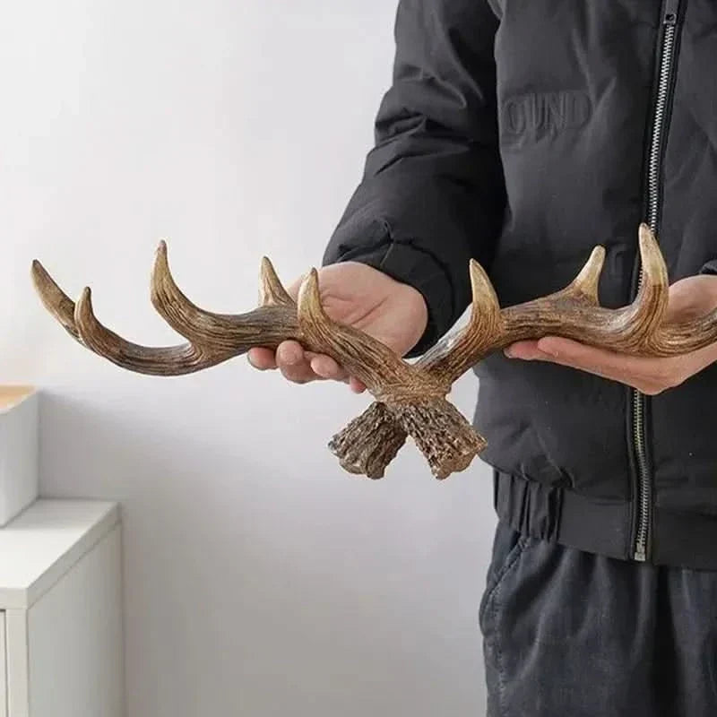 Vintage Antler Wall Hook – Rustic Coat Rack
