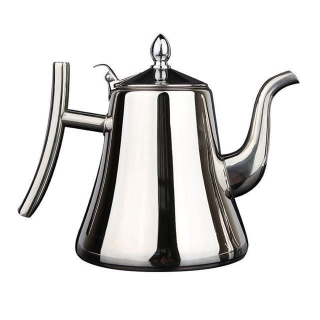Stainless Steel Induction Kettle with Built-In Filter